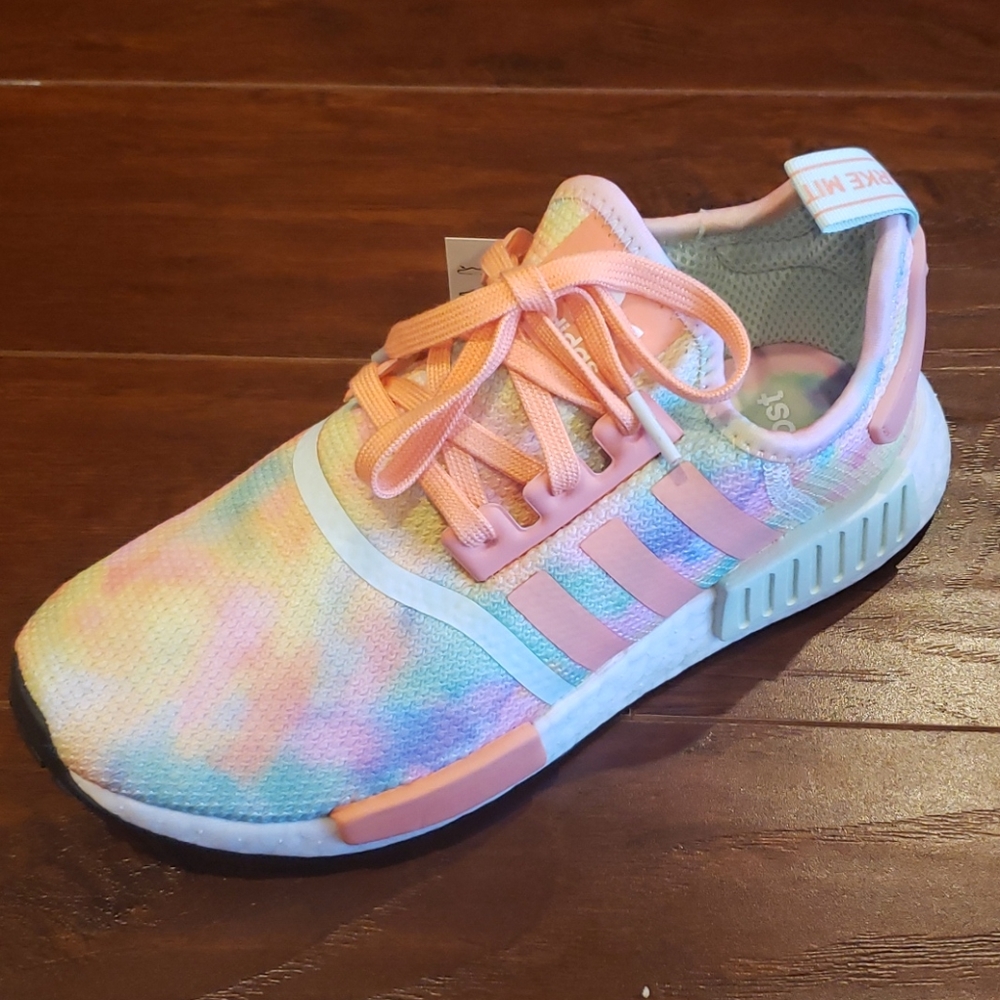 Adidas NMD R1 Tie Dye Athletic Sneakers - Picture 8 of 15